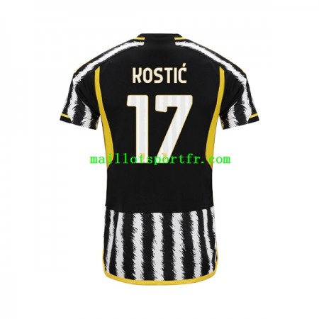 Maillot de Foot Juventus Filip Kostic 17 Domicile 2023/24 Maillot de Foot Juventus Filip Kostic 17 Domicile 2023/24